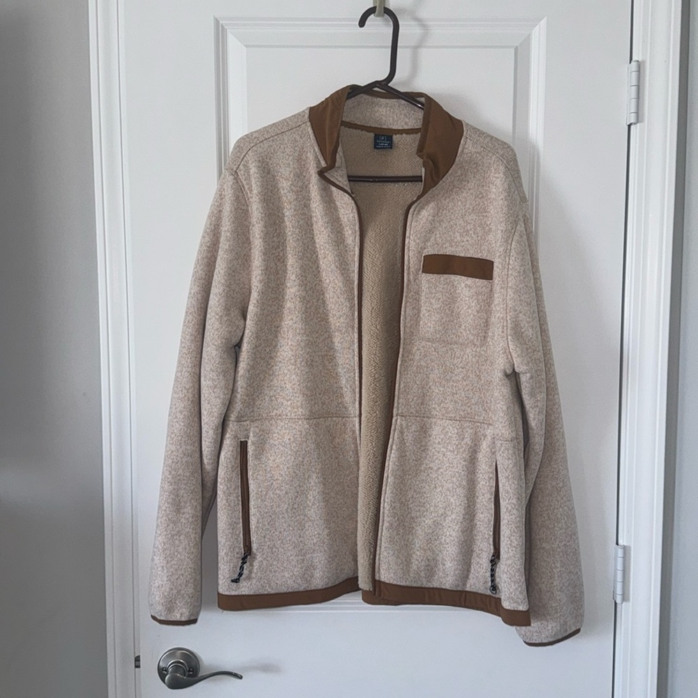 Tan jacket size large